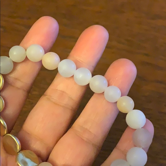 Sterling Forever 14K Gold Cloud Beaded Bracelet - Picture 9 of 10